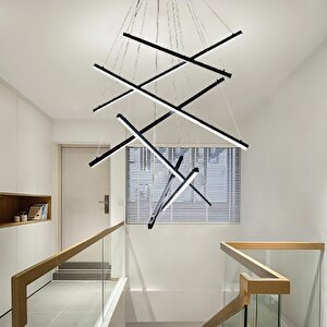 Loft Yüksek Tavanlar Sarkıt Led Avize  140 Watt