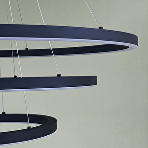 Sarkıt Led Avize Pot Ø80-60-40 Cm  103 Watt