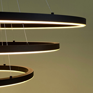 Sarkıt Led Avize Pot Ø80-60-40 Cm  103 Watt