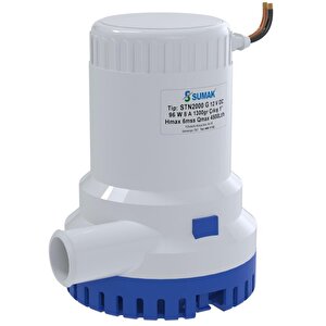 Stn2000g Sintine Dalgıç Pompa 6 Mss 4500 Litre/h 12 Volt Manuel