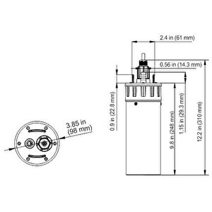 Seaflo Sr09705 Solar Dc Dalgıç Pompa 30 Mss 6 Lt/dk 4a Sfbp2-g103-01