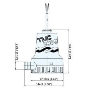 Tmc Sr12112 Sintine Pompası 12v 2000 Gph