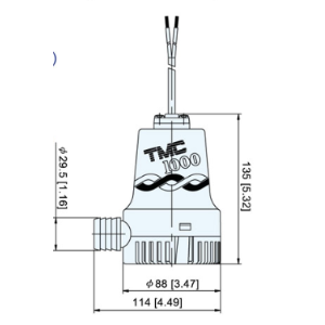 Tmc Sr12106 Sintine Pompası 12v 1000 Gph