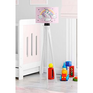 Sihirli Unicorn Çocuk Odası Lambader, Pembe Pembe