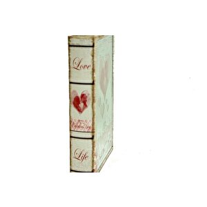 Kutu Kitap Aynalı Valentine Dekoratif Hediyelik