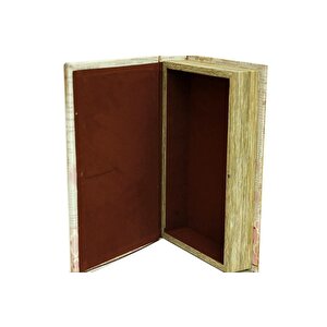 Kutu Kitap Aynalı Valentine Dekoratif Hediyelik