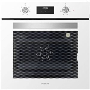 Bo6502w02 - Cs5365w01 - 3420  Classy 90 Beyaz Cam Ankastre Set