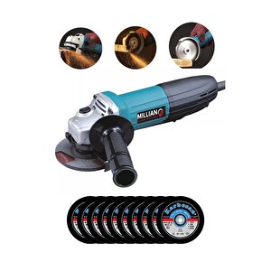 3800 Watt 115-125 Mm Tam Profesyonel Bakır Sargılı Spiral Taşlama Makinesi Avuç Içi Makinesi 10 Adet