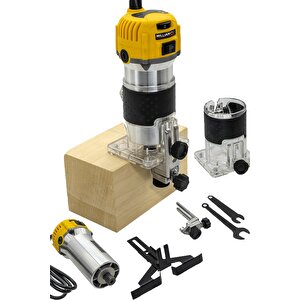 3000 W 6 Kademe Devirli Formika Traşlama Freze Makinası 6 Mm Pens