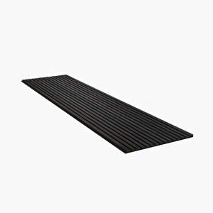 Akustik Duvar Paneli / 60x280 / Siyah / 5 Mm Keçe / 6 Mm Çıta
