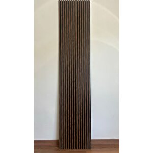 Akustik Duvar Paneli / 60x280 / Anadolu Ceviz / 5 Mm Keçe / 9 Mm Çıta