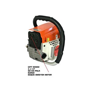 Tt-79 7.9 Hp Ağaç Motoru 62 Cc Benzinli Testere Ağaç Odun Dal Kesme Makinası Zincirli Hızar