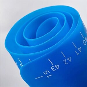 Elaletionline 40*50 Cm Silikon Ölçekli Kullanımı Kolay Hamur Açma Matı Ekmek Mantı Makarna Hamuru Yoğurma