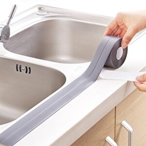 Elaletionline Gri Su Sızdırmaz Banyo Mutfak Lavabo Küvet İzolasyon Şerit Bant