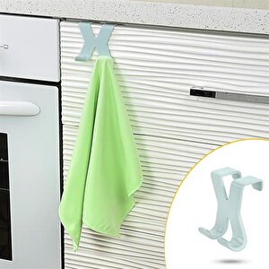Elaletionline Mutfak Banyo Dolap Kapağına Takılan Meta Havlu Askılığı Aparatı