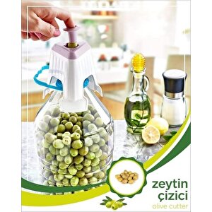 Elaletionline Kolay Zeytin Dilme Çizme Aparatı Pratik Kolay Zeytin Çizici Alet