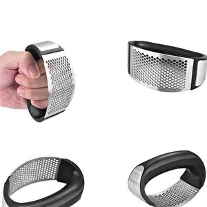 Elaletionline Yeni Sarımsak Ezici Paslanmaz Çelik Garlic Press