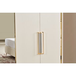 Solly Gold 6 Kapılı Gardırop