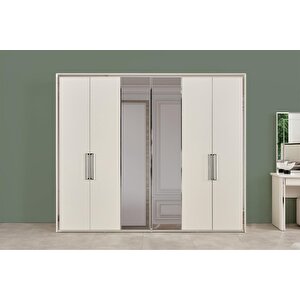 Solly Silver 6 Kapılı Gardırop