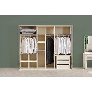 Solly Silver 6 Kapılı Gardırop
