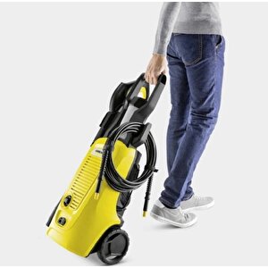 K4 130 Bar Yüksek Basıçlı Araç Yıkama Makinesi 1800 W + Şampuan + Köpük Püskürtme Aparatı + Bakım Spreyi Seti