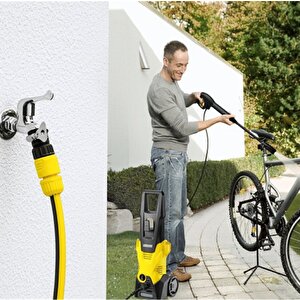 Karcher K3 120 Bar Yüksek Basıçlı Araç Yıkama Makinesi 1600 W + Şampuan + Köpük Püskürtme Aparatı + Bakım Spreyi Seti