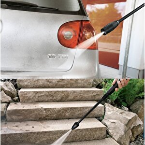 Karcher K3 120 Bar Yüksek Basıçlı Araç Yıkama Makinesi 1600 W + Şampuan + Köpük Püskürtme Aparatı + Bakım Spreyi Seti