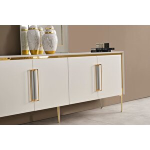Solly Gold Yemek Odası Takımı