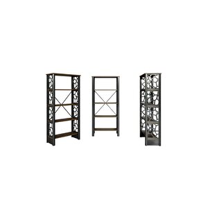 5 Rafli Lazer Kesi̇m Metal Ki̇taplik 60 Cm