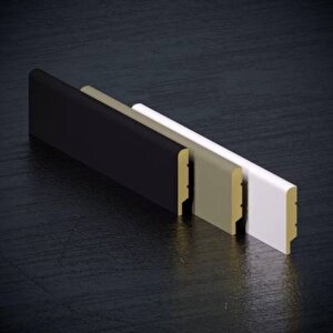 Süpürgelik / 8 Cm / Pvc Beyaz / 280 Cm Uzunluk / 12'li Paket / 1. Kalite Mdf