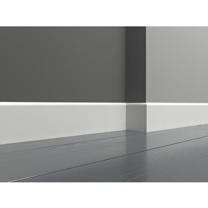 Süpürgelik / 8 Cm / Pvc Beyaz / 280 Cm Uzunluk / 12'li Paket / 1. Kalite Mdf