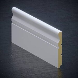 Süpürgelik / 14 Cm / Pvc Beyaz / 280 Cm Uzunluk / 9'lu Paket / 1. Kalite Mdf