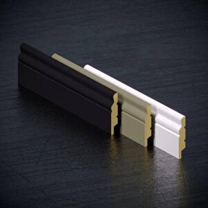 Süpürgelik / 8 Cm / Pvc Beyaz / 280 Cm Uzunluk / 12'li Paket / 1. Kalite Mdf