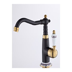 Porselenli̇ Lavabo Bataryasi - Si̇yah Gold