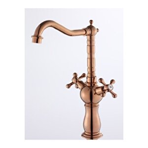 Koç Kafali Çanak Lavabo Bataryasi - Rose Gold