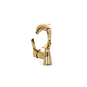 Yunus Görünümlü Lavabo Bataryasi - Gold