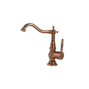 Rusti̇k Desenli̇ Lavabo Bataryasi - Rose Gold