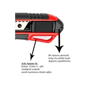 Vıp-tec Taşınabilir Falçata - Maket Bıçağı 16,5 Cm