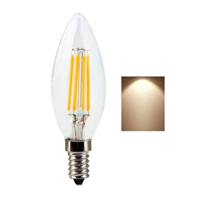 Osram Ledvalue 4w (40w) Led Rustik Mum Ampul Sarı 2700k - E14 Duy