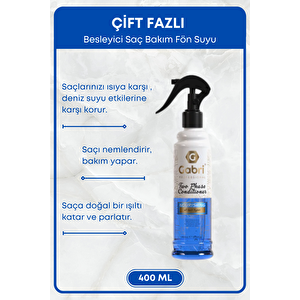Çift Fazlı Saç Bakım Fön Suyu 400 Ml - Saç Dökülmesi Önleyici, Besleyici, Koruyucu Etki