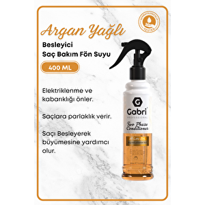 Argan Yağlı Besleyici Onarıcı Saç Bakım Spreyi 400 Ml