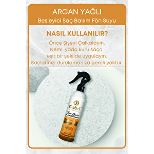 Argan Yağlı Besleyici Onarıcı Saç Bakım Spreyi 400 Ml