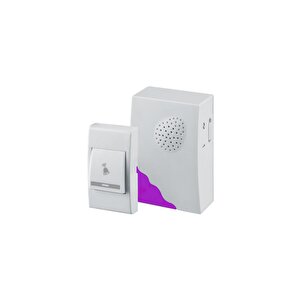 Şahnet Pilli Uzaktan Kumandalı Zil Seti - Kablosuz Kapı Zili Wireless 36 Melodi