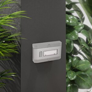 Mutlusan Tekli Alüminyum Zil Butonu - Sıva Üstü Zil Anahtarı