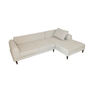 Nero Köşe Koltuk, Ekru, 250x160, Sağ Köşe Ekru