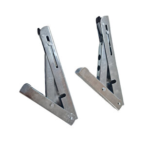 Şen Metal Mandallı Katlanabilir Masa Konsolu Çinko 30cm (1çift)