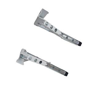 Şen Metal Mandallı Katlanabilir Masa Konsolu Beyaz 40cm (1çift)