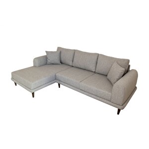 Nero Köşe Koltuk, Gri, 250x160, Sol Köşe Gri