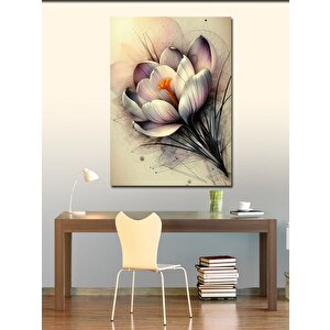 Kanvas Tablo Renkli Çiçek 70x100 cm