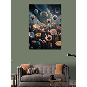 Kanvas Tablo Renkli Çiçekler 70x100 cm
